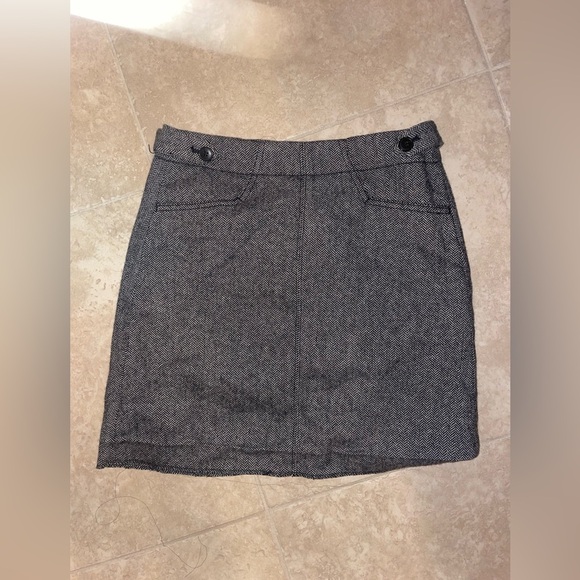 Madewell black and white mini work pencil skirt - Picture 6 of 6